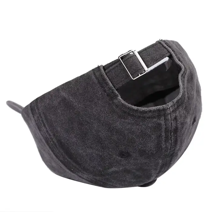 Casquette de baseball rétro en denim lavé avec lettres brodées pour homme et femme protection solaire occasions extérieures activités plein air