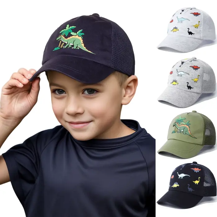 Nouvelle casquette de baseball d'été pour enfants: couleur unie