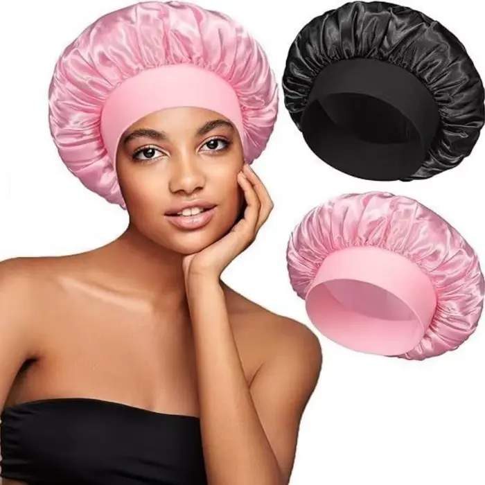Bonnet en satin lisse pour femmes, chapeau de sommeil décontracté, bord étroit, mode, visage, document solide, occassions spéciales