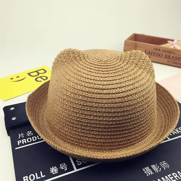 Chapeau de soleil pour enfants garçons en plein air filles chapeau de soleil décoration d'oreille ch