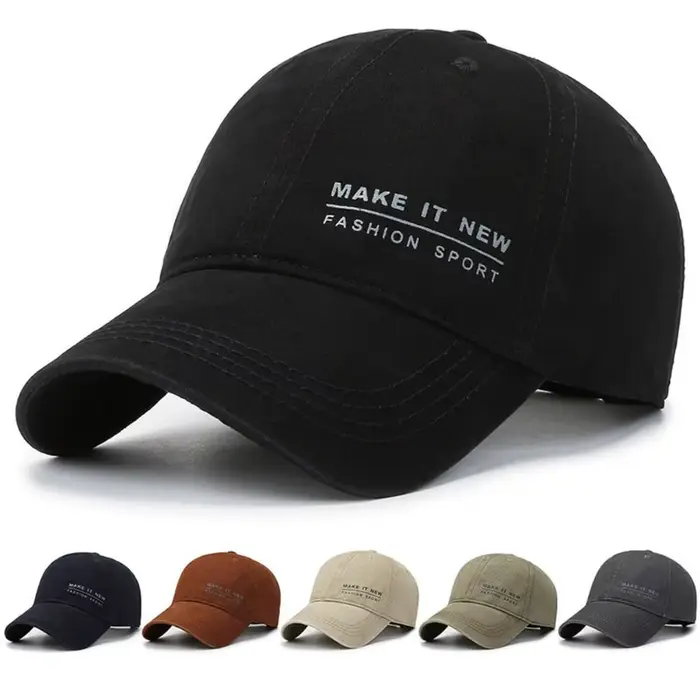 Casquette de baseball à visière brodée