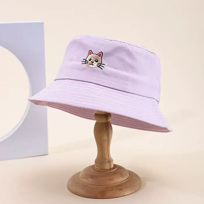 Chapeau bob brodé pour femme – Protection solaire, polyvalent et flatteur pour le visage