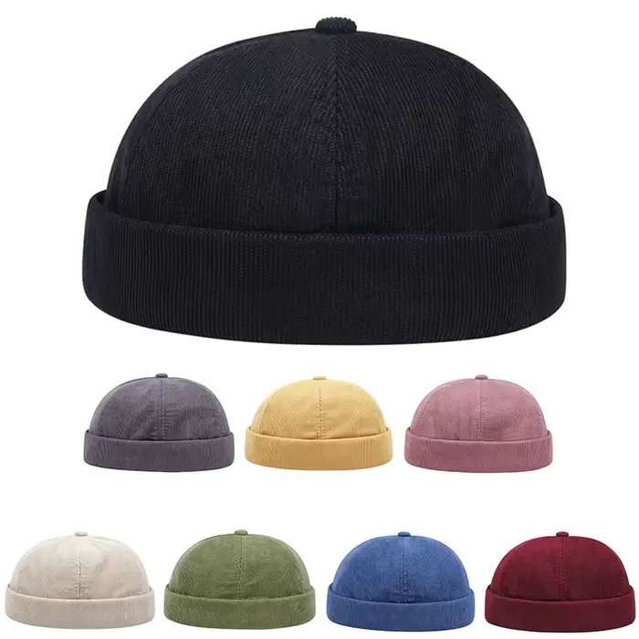 Printemps et été nouveau chapeau de propriétaire décontracté rue Melon peau marée chapeaux sans bord rétro Hip Hop