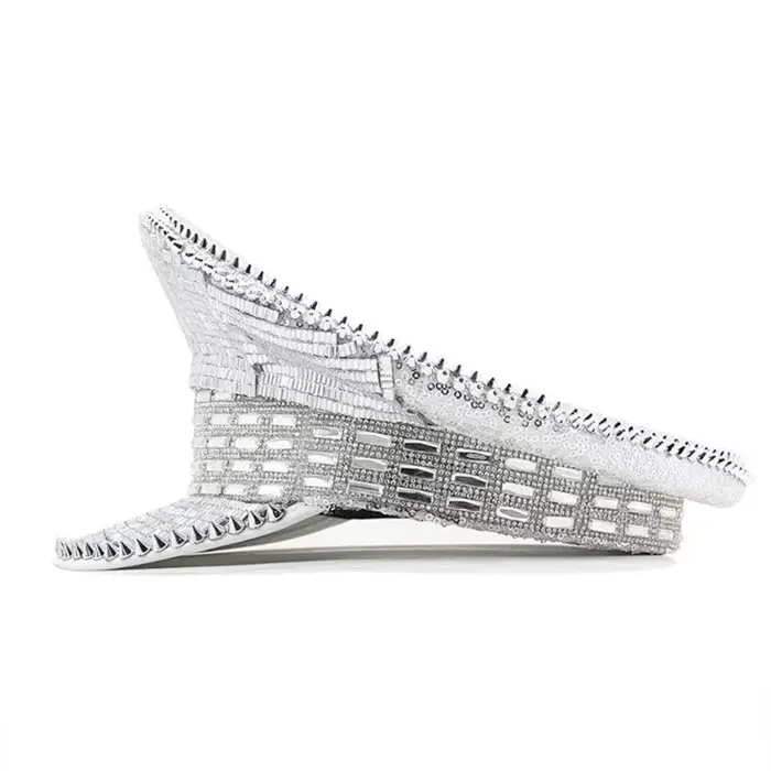 Casquette capitaine en argent 39BB