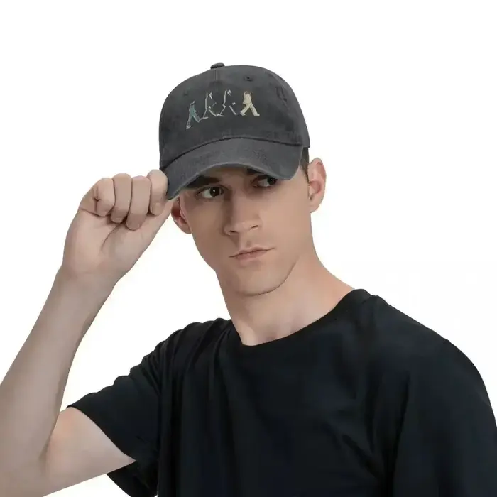Casquette de baseball unisexe The Beatles effet vieilli matériau coton ajustable pour hommes femmes occasions décontractées voyage