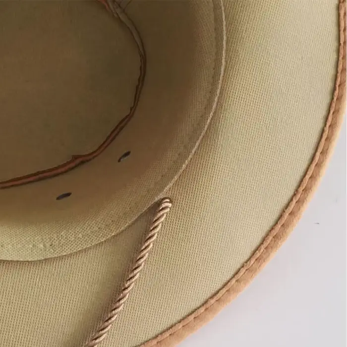 Chapeau de soleil de Cowboy en Faux cuir pour hommes et femmes