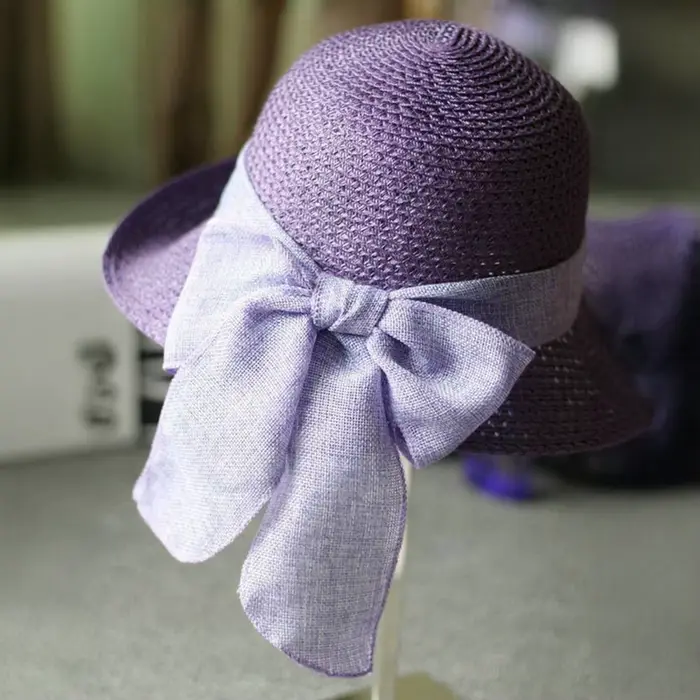 Chapeau de paille d'été pour femmes