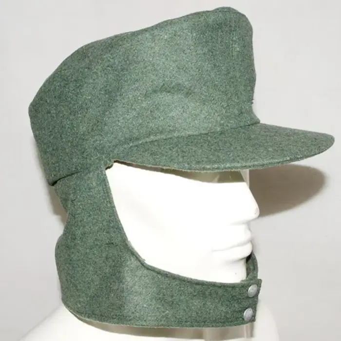 Casquette de champ en laine allemande WH EM M43 Panzer