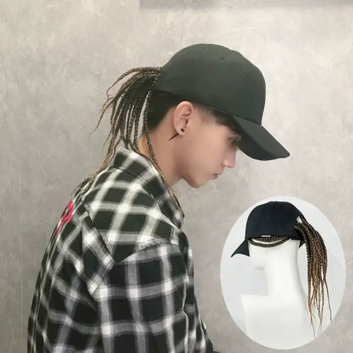 Casquette de baseball perruque Hip Hop chapeau