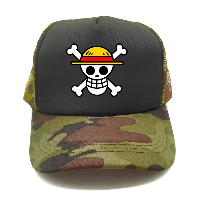 Casquette de baseball Monky D Luffy multifonctionnelle pour adultes en polyester avec motif imprimé pour hommes et femmes occasions décontractées et spéciales