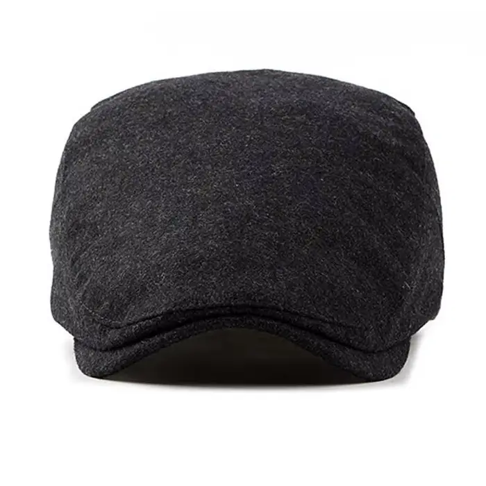 Chapeau béret en feutre élastique pour hommes et femmes