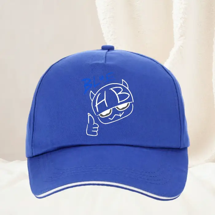 Casquette de baseball bleue Hannah Bahng HB pour hommes et femmes