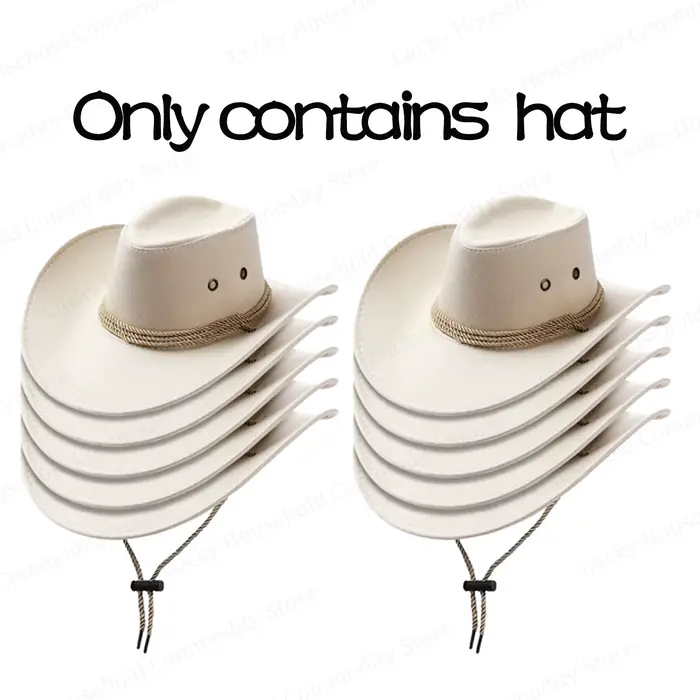 Ensemble de chapeaux et Bandanas de Cowboy, chapeaux de Cowgirl en vrac pour femmes et hommes, fourn