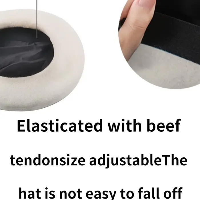 Béret en laine 100% laine, décontracté, pour femme, unisexe, polyvalent, Sophia Gorro, chapeau d'hiver, bérets pour dames et filles, accessoire chic pour toutes les saisons