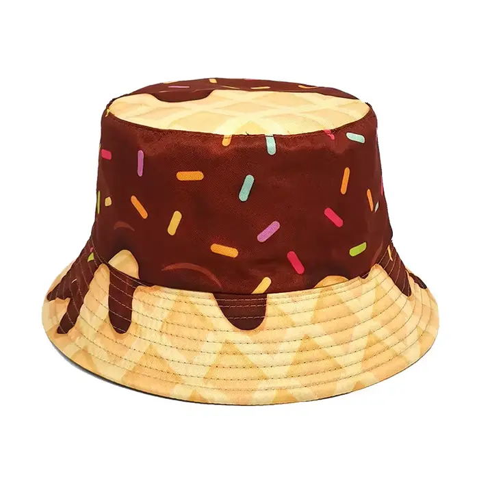 Chapeau Bob Tendance à Motifs, Chapeau de Pêcheur Réversible, Casquette Panama pour Homme et Femme, 