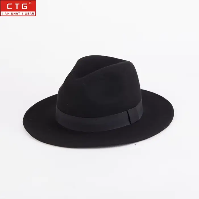 Chapeau de jazz britannique anderen feutre de laine pour hommes, feutre Fedora 100% laine, chapeau a