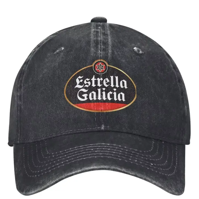 Casquette de baseball unisexe Estrella Galicia Beer Spain