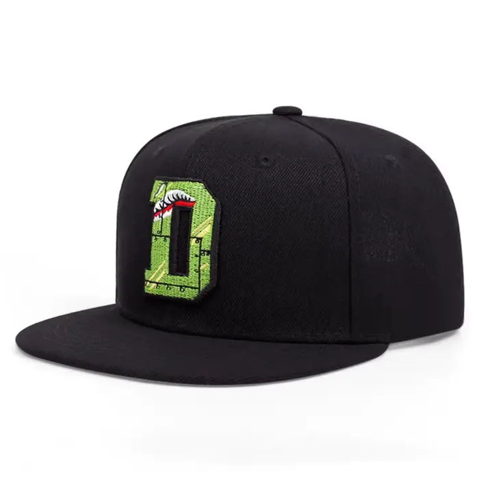 Nouvelle Casquette Plate 2026 Broderie Crocodile D, Casquette de Baseball, Casquette Décorative pour