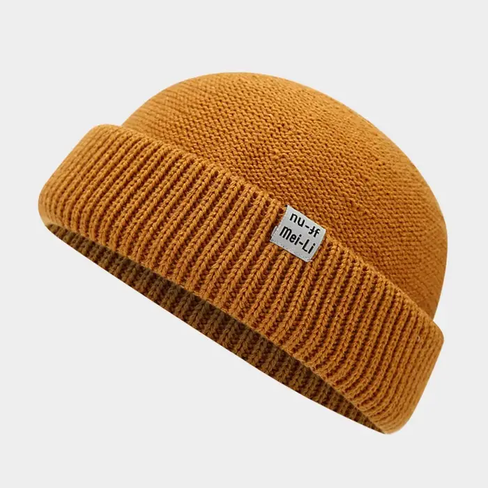 Hip Hop Beanie tricoté chapeau hommes mode Skullcap automne femmes hiver sans bords Baggy Melon casquette manchette