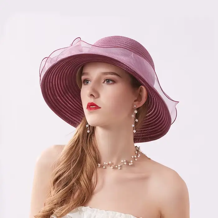 Chapeau de plage à larges bords pour femmes