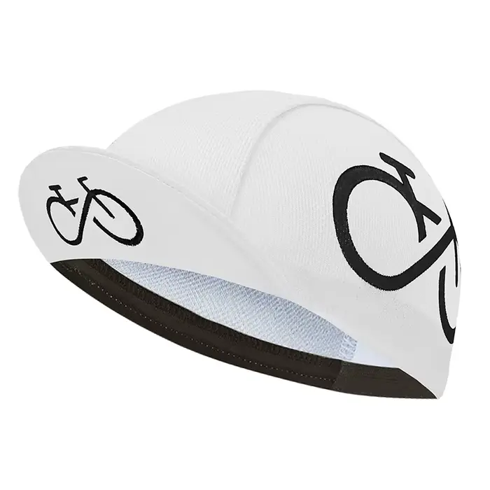 Casquette de cyclisme classique, absorption de la sueur en polyester, simplicité classique populaire