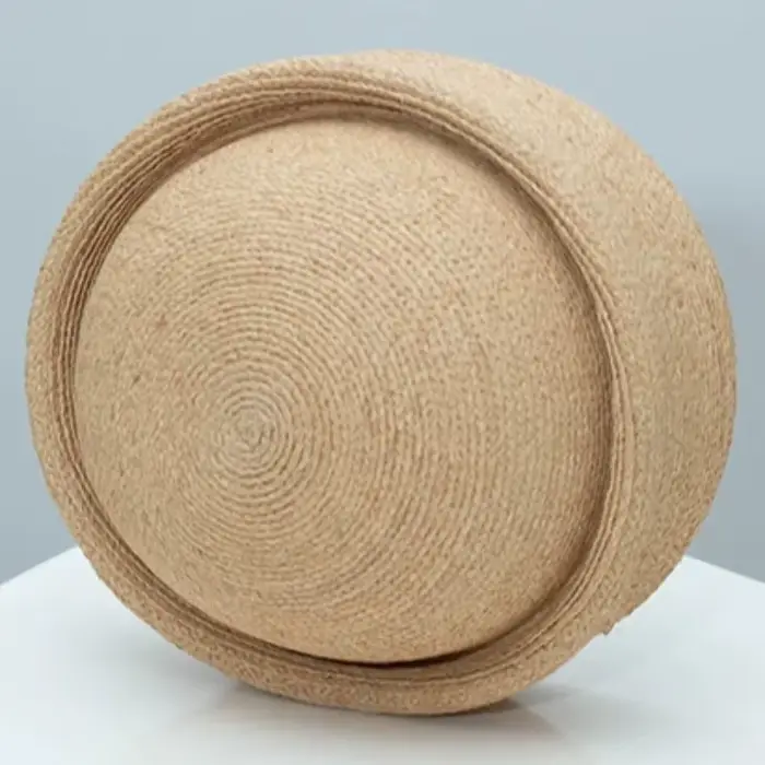 Nouveau Chapeau Fedora en Raphia 100% Naturel pour Femmes, Style Rétro Français, Chapeau Cloche d'Été pour Vacances et Plage - Multi Couleurs