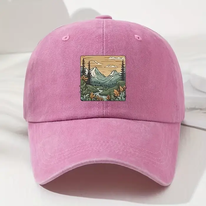 Casquette de Baseball, imprimé paysage, chapeau d'extérieur rétro à la mode pour hommes et femmes, s