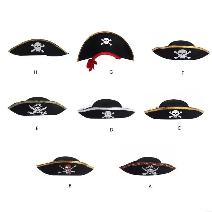 Chapeau capitaine Pirate pour femmes hommes