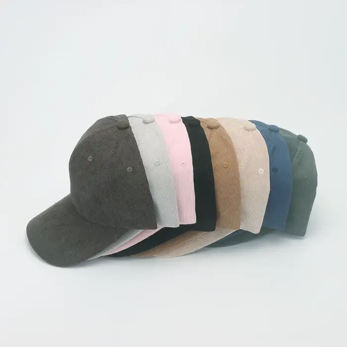 Casquette de Baseball en velours côtelé pour femmes