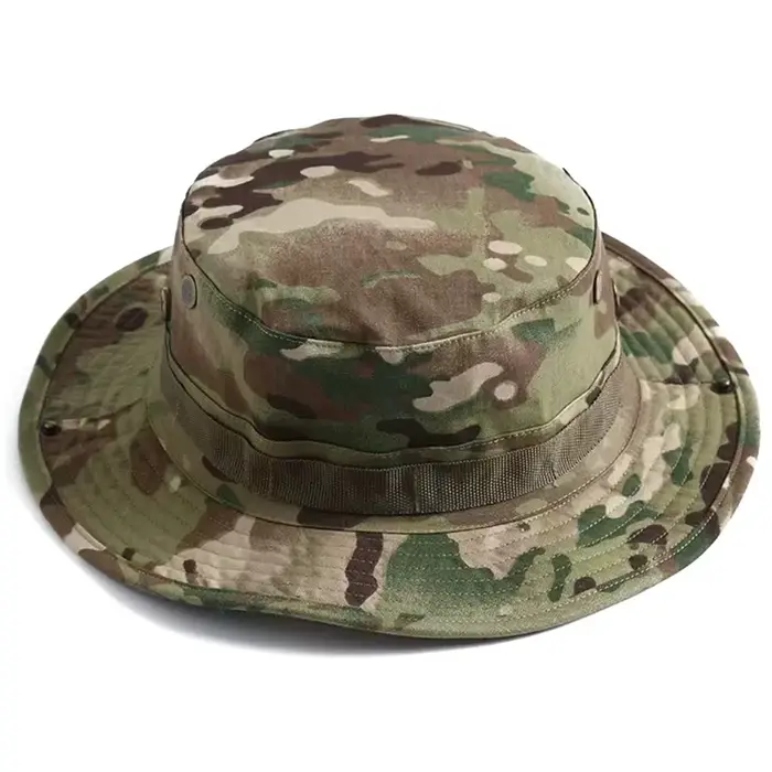 Chapeaux Bob Camouflage à Larges Bords pour Hommes