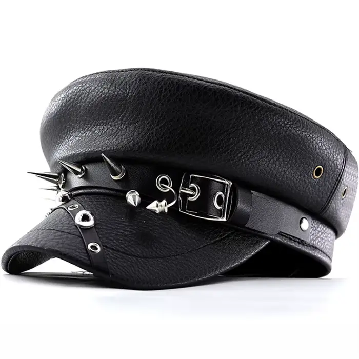Béret tendance punk Y2k pour femmes
