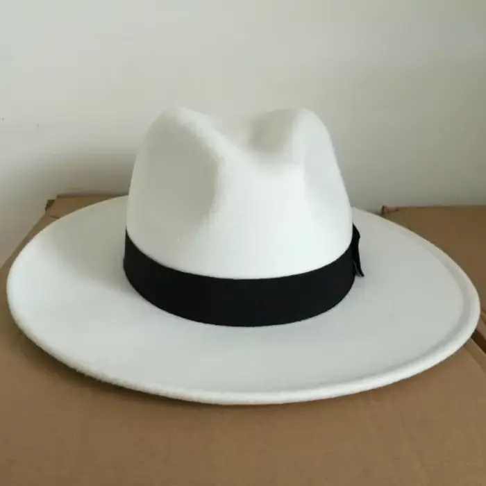 Chapeau Michael Jackson Cosplay Fedora Style Gentleman Formel Hiver Été Blanc Noir Occasions Spéciales Danse Cadeau