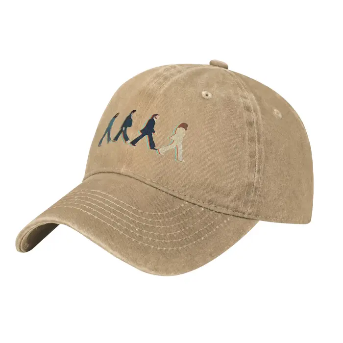 Casquette de baseball Fashion Beatle pour hommes et femmes casquette de soleil délavée et usée activités de plein air casquette ajustable style vintage occasionnels sportswear