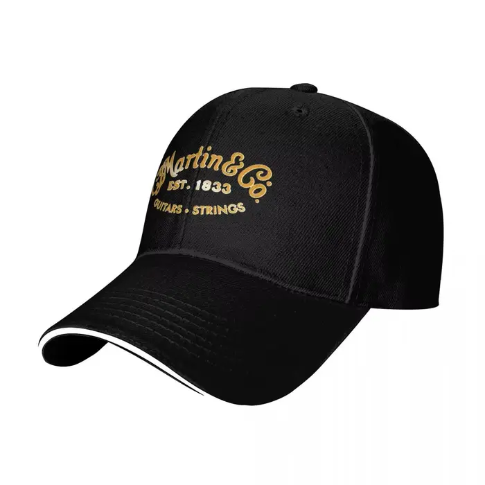 Casquettes de baseball Golden Guitar Strings Martin Coes pour hommes et femmes, casquette de golf de