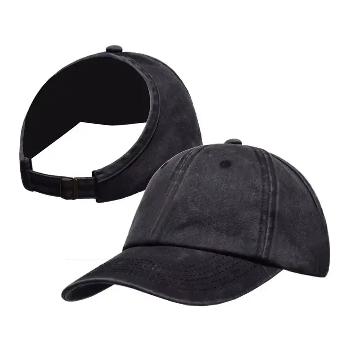 Casquettes de Baseball queue de cheval haute avec Logo personnalisé pour femmes et filles, respirant