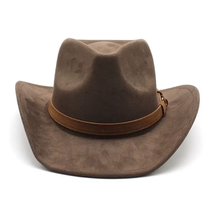 Chapeau de cow-girl en feutre pour femmes et hommes