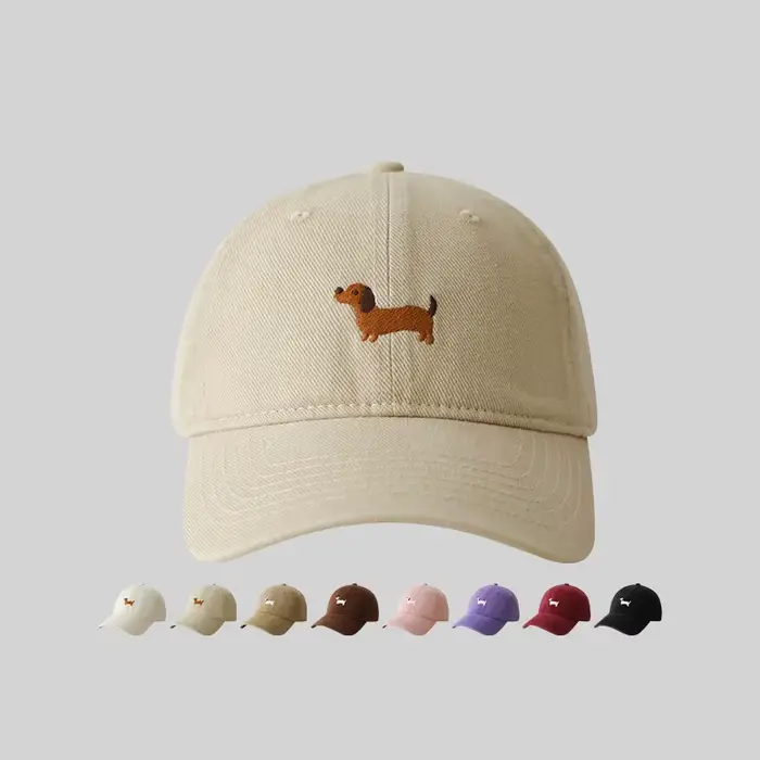 Casquette de baseball brodée Teckel
