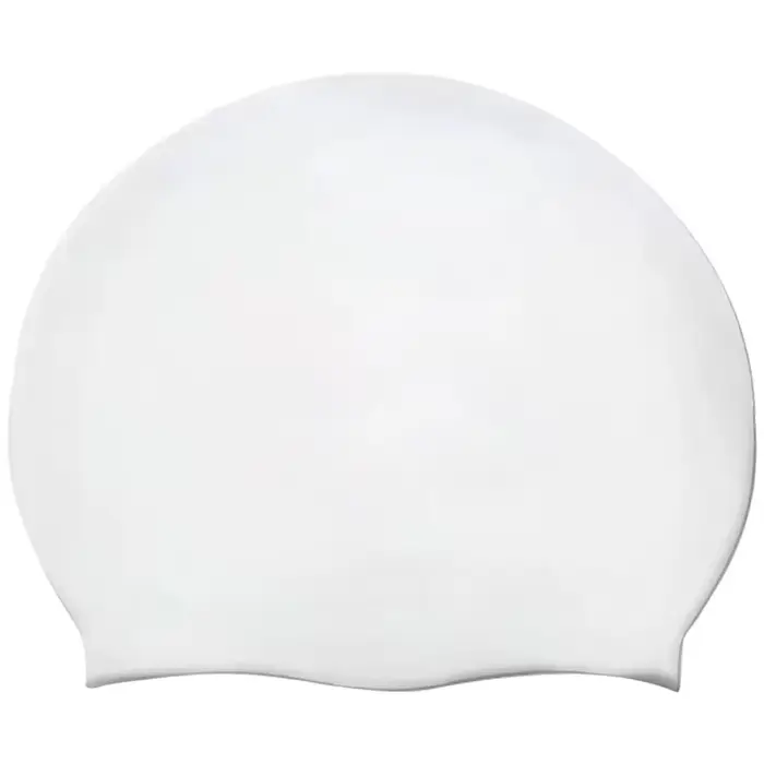 Bonnet de bain en silicone, classique unisexe, pour adultes et enfants, confortable, durable, antidé