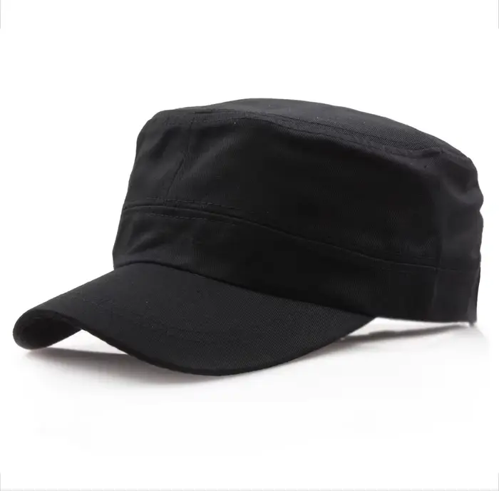 Casquette d'été plate pour hommes et femmes, casquettes militaires, chapeaux de cadets pour hommes e