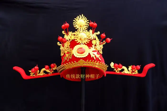 Chapeau de Cosplay de la richesse du nouvel an pour adultes
