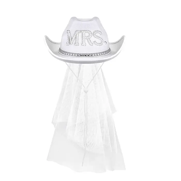 Chapeau de Cowgirl avec lettres en strass, casquette en feutre pour femmes et hommes, chapeaux occid