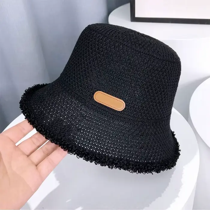 Chapeau de paille coréen pour femme