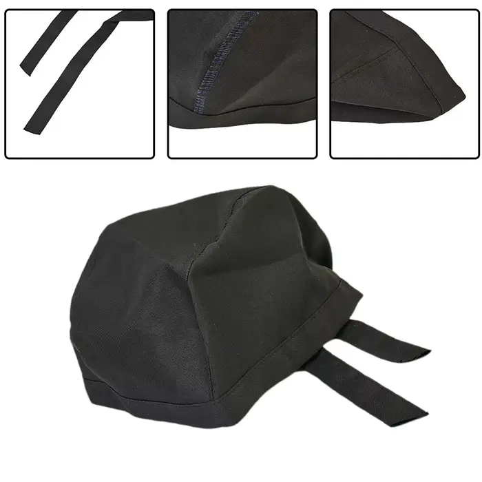 Chapeau de chef de pirate unisexe en coton ajustable pour chef, cuisinier, boulanger et mode quotidien