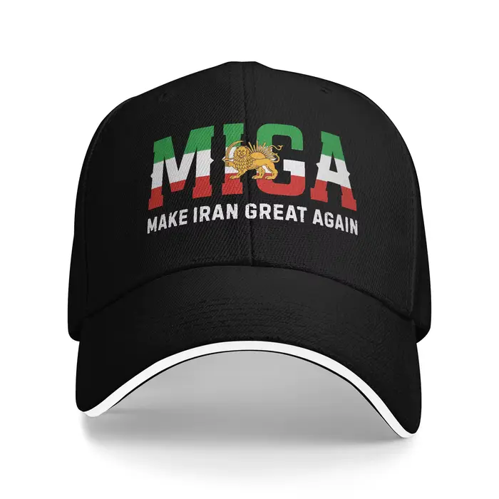 Casquette de baseball MIGA Make Iran Great Again, casquette de camionneur décontractée, casquette de