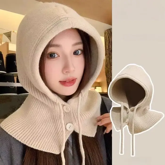 Cagoule écharpe intégrée pour femmes et hommes