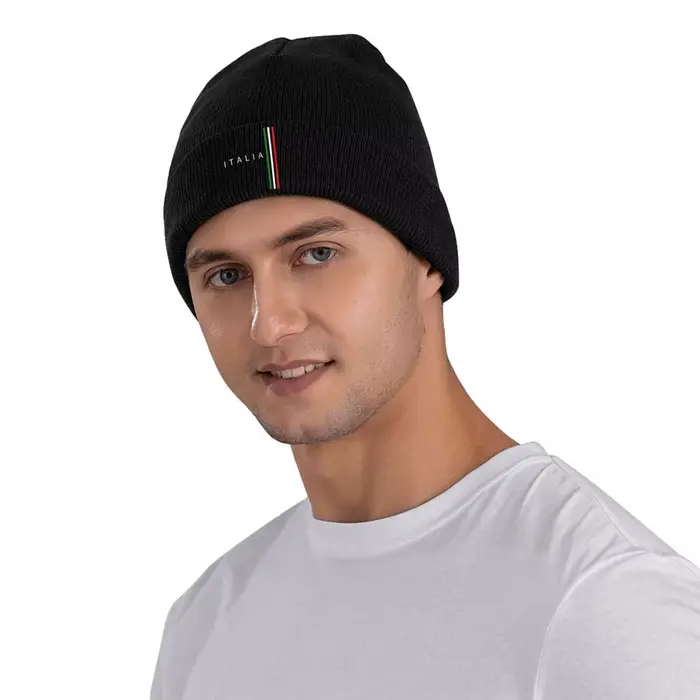 Personnalisé italie drapeau Bonnet unisexe hiver chaud