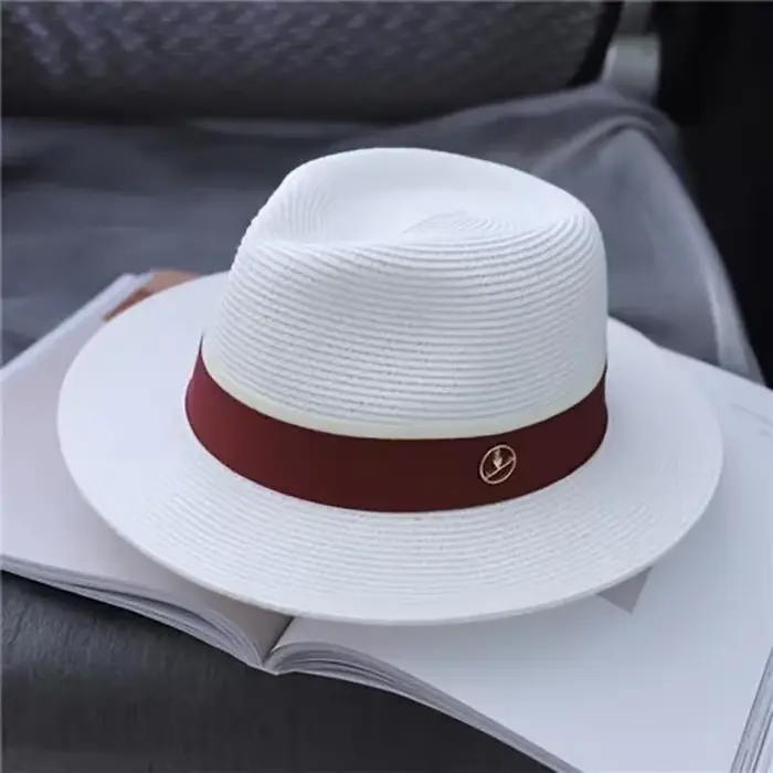 Chapeau Fedora Seabreeze en paille avec protection solaire UPF50+ pour hommes et femmes, décontracté et léger, idéal pour les activités extérieures et les occasions spéciales