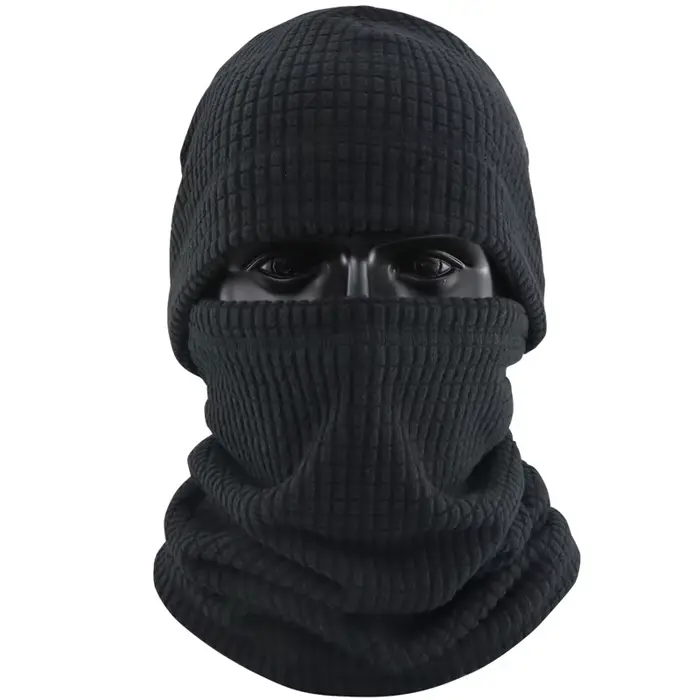 Bonnet tête de mort souriant et écharpe en polyester pour homme et femme, accessoire d'hiver idéal pour activités en plein air et célébrations de Noël