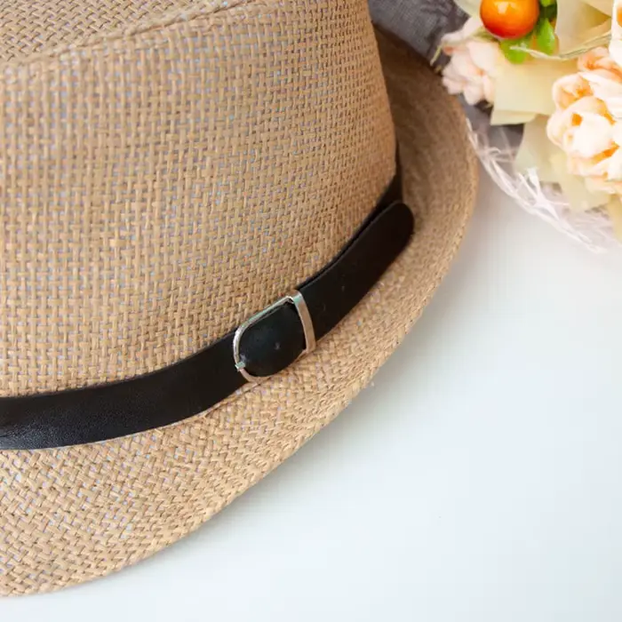 Chapeau de paille d'été pour femmes et hommes