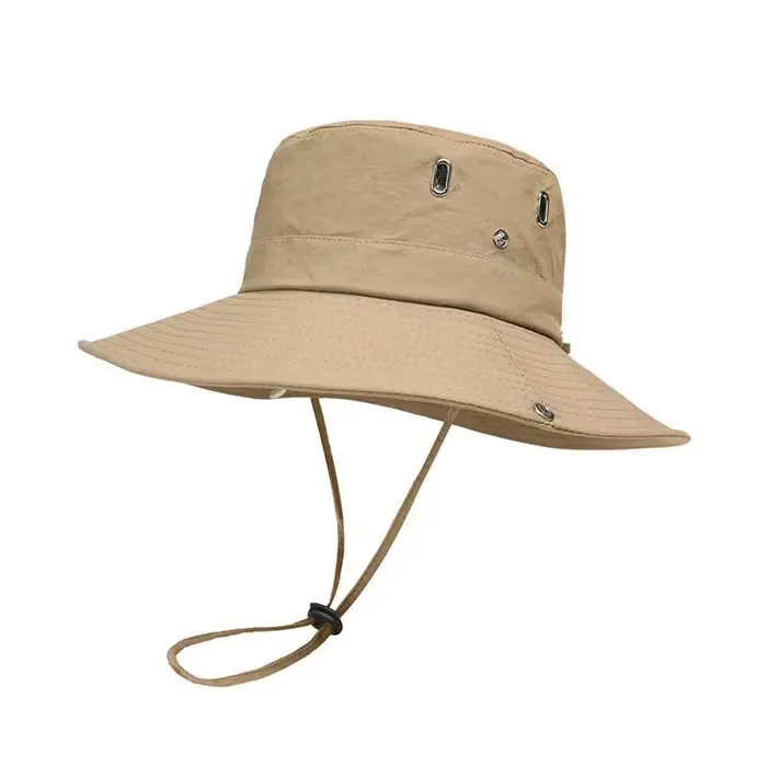 Chapeau de soleil d'extérieur pour hommes et femmes, unisexe, à large bord, protection UV, séchage r
